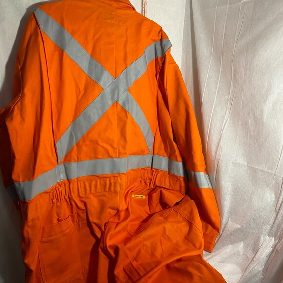 NWT CONDOR Orange Coveralls 54 Regular Fire Resistant WC2FROR ATPV 12.7 - Picture 7 of 13